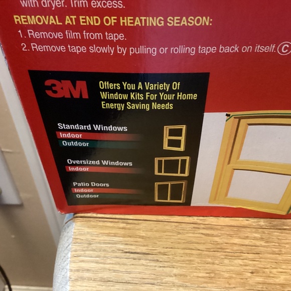 NEW Scotch 3M Indoor Window Insulator Kit PACK of 5 x 2 - Picture 5 of 9
